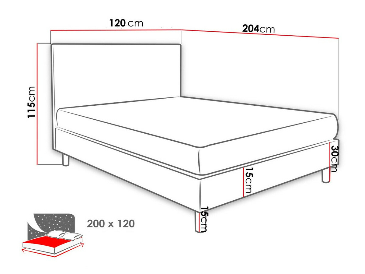 Ágy Logan 100 (Solo 260)
