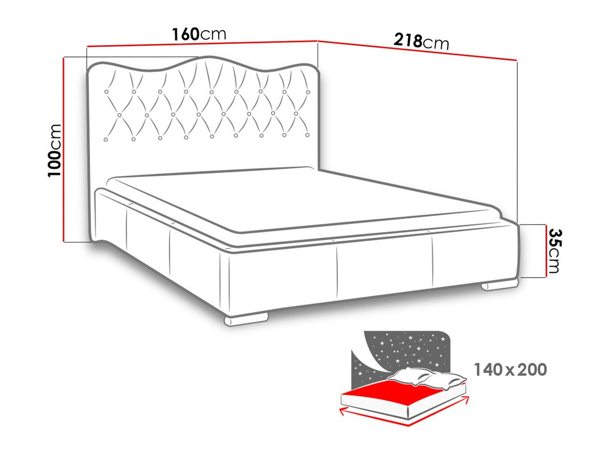 Ágy Baltimore 141 (Soft 017)