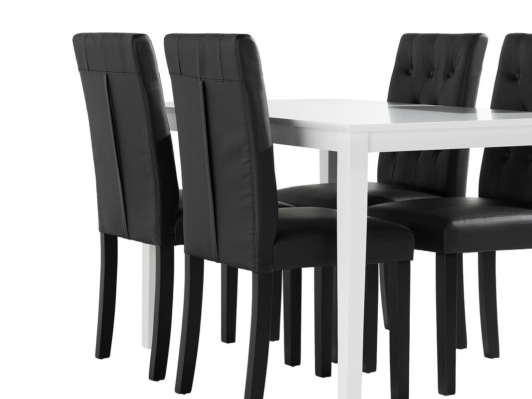 Étkezőgarnitúra Parkland 353 (Fekete)