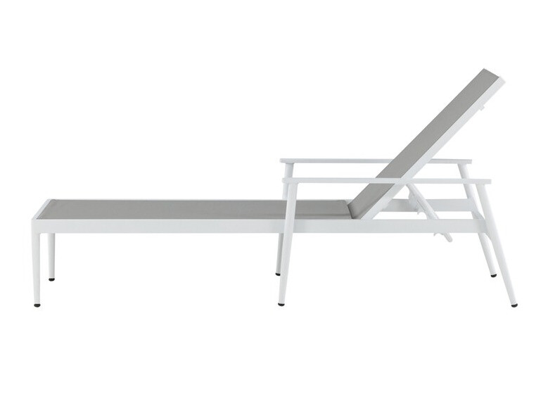 Kerti napozóágy Dallas 3123 (Szürke + Fehér)