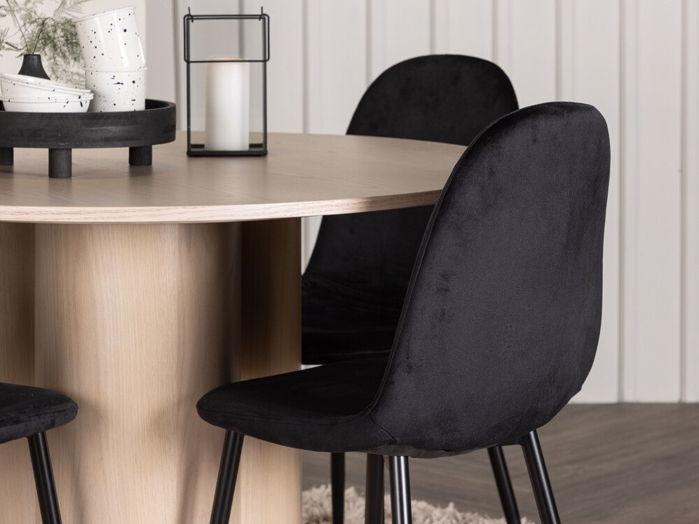 Étkezőgarnitúra Dallas 3401 (Fekete)