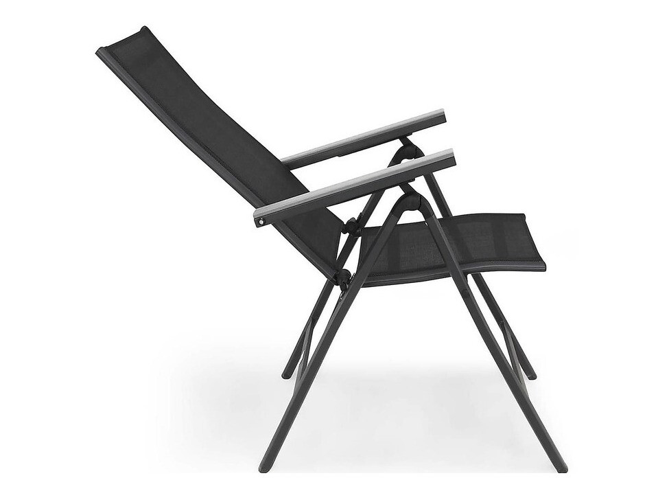 Asztal és szék garnitúra Comfort Garden 1535 (Fekete)