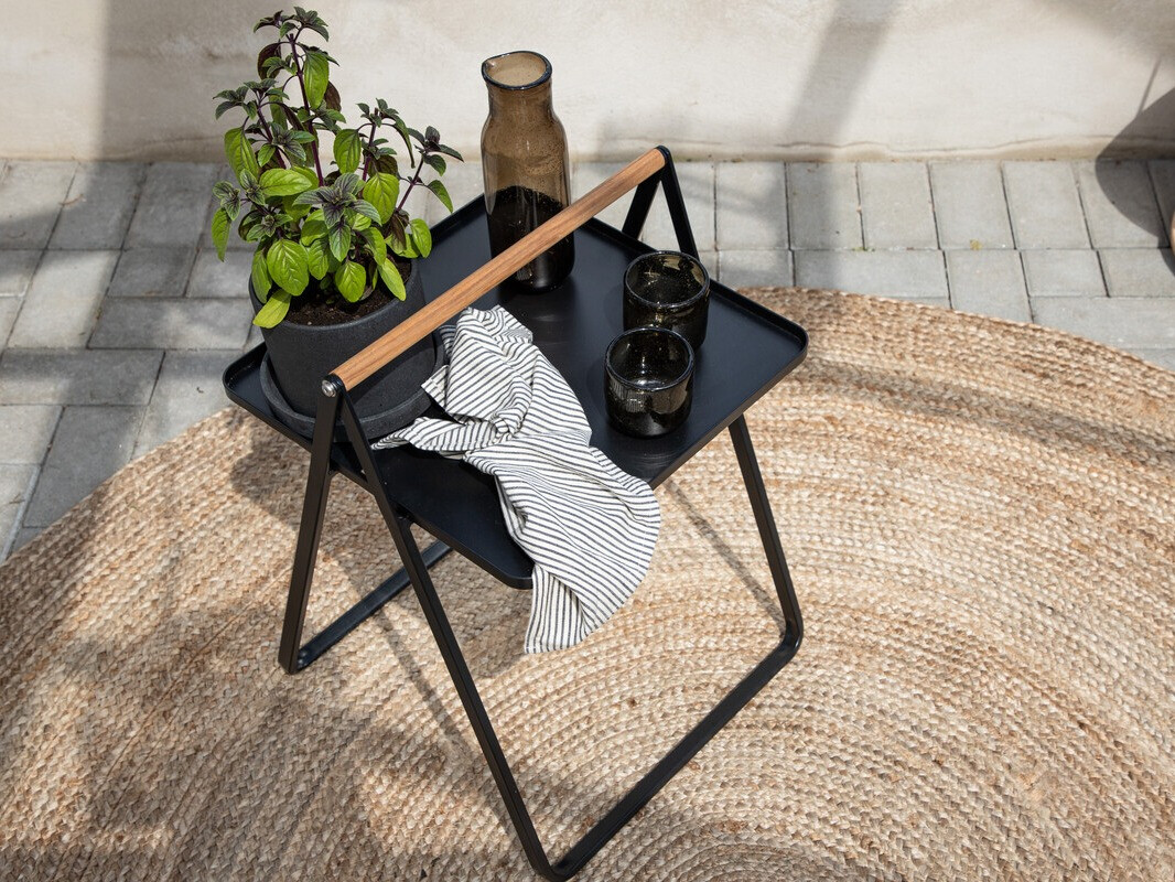 Kerti dohányzóasztal Dallas 3467 (Fekete)