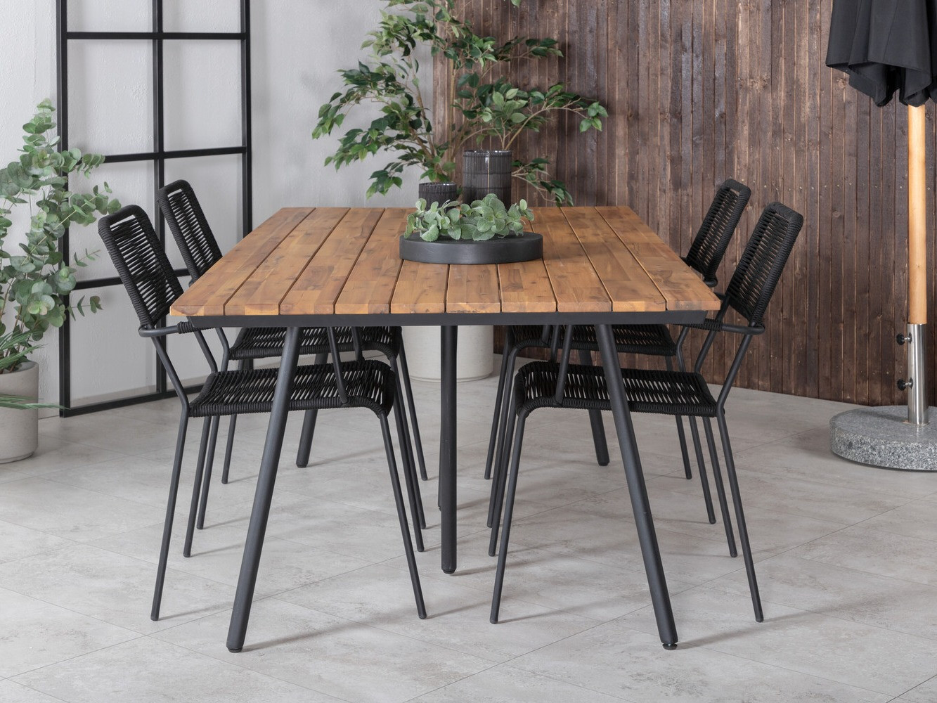 Asztal és szék garnitúra Dallas 2192