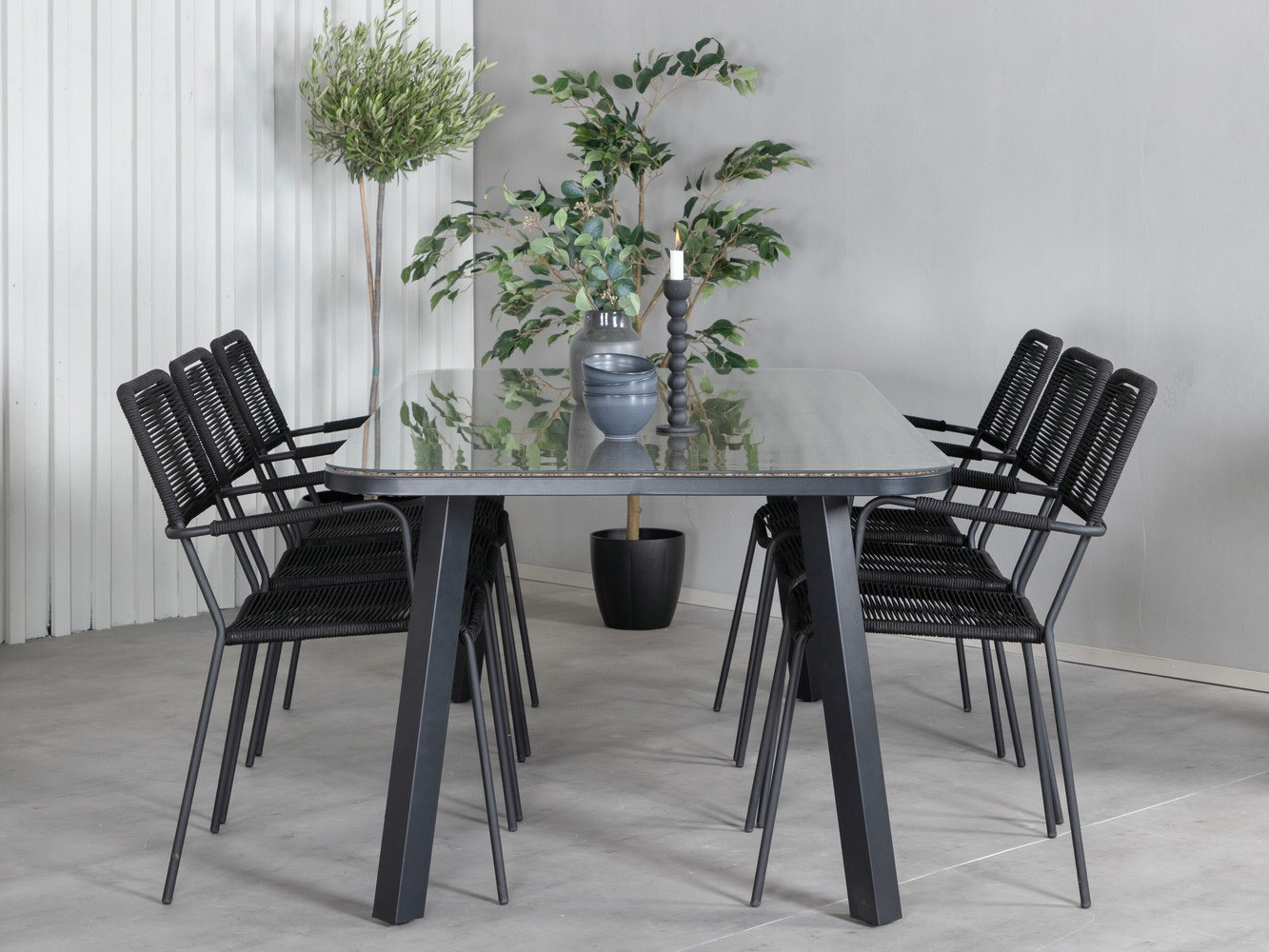 Asztal és szék garnitúra Dallas 2934