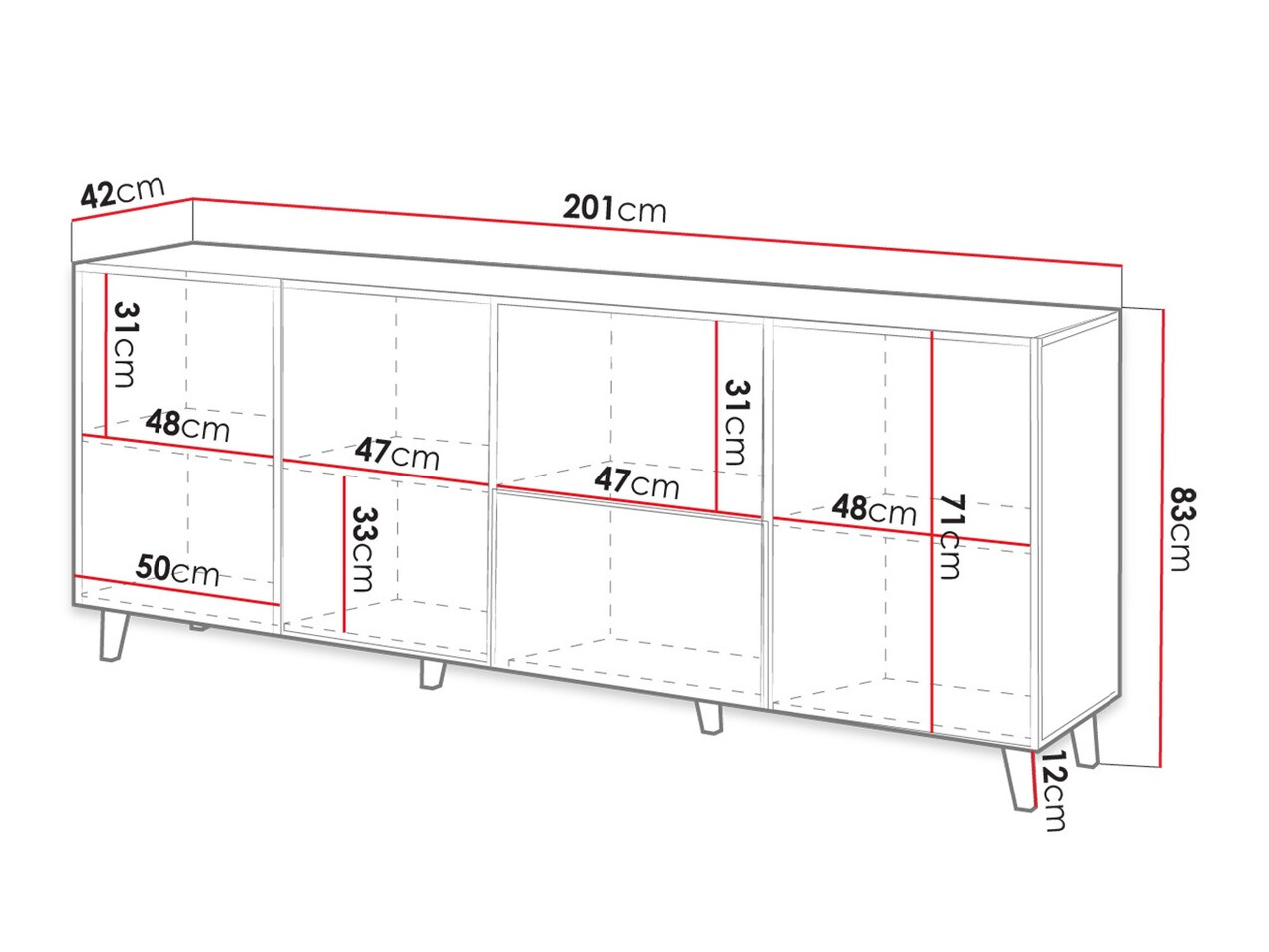Szekrény Comes (Wotan tölgy)