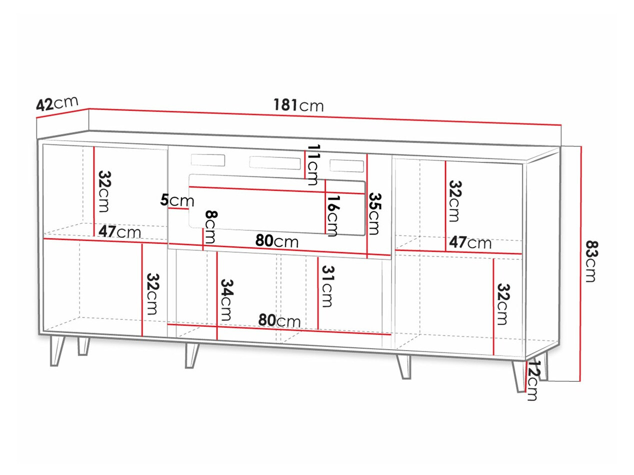 Szekrény Remeta 106 (Wotan tölgy)