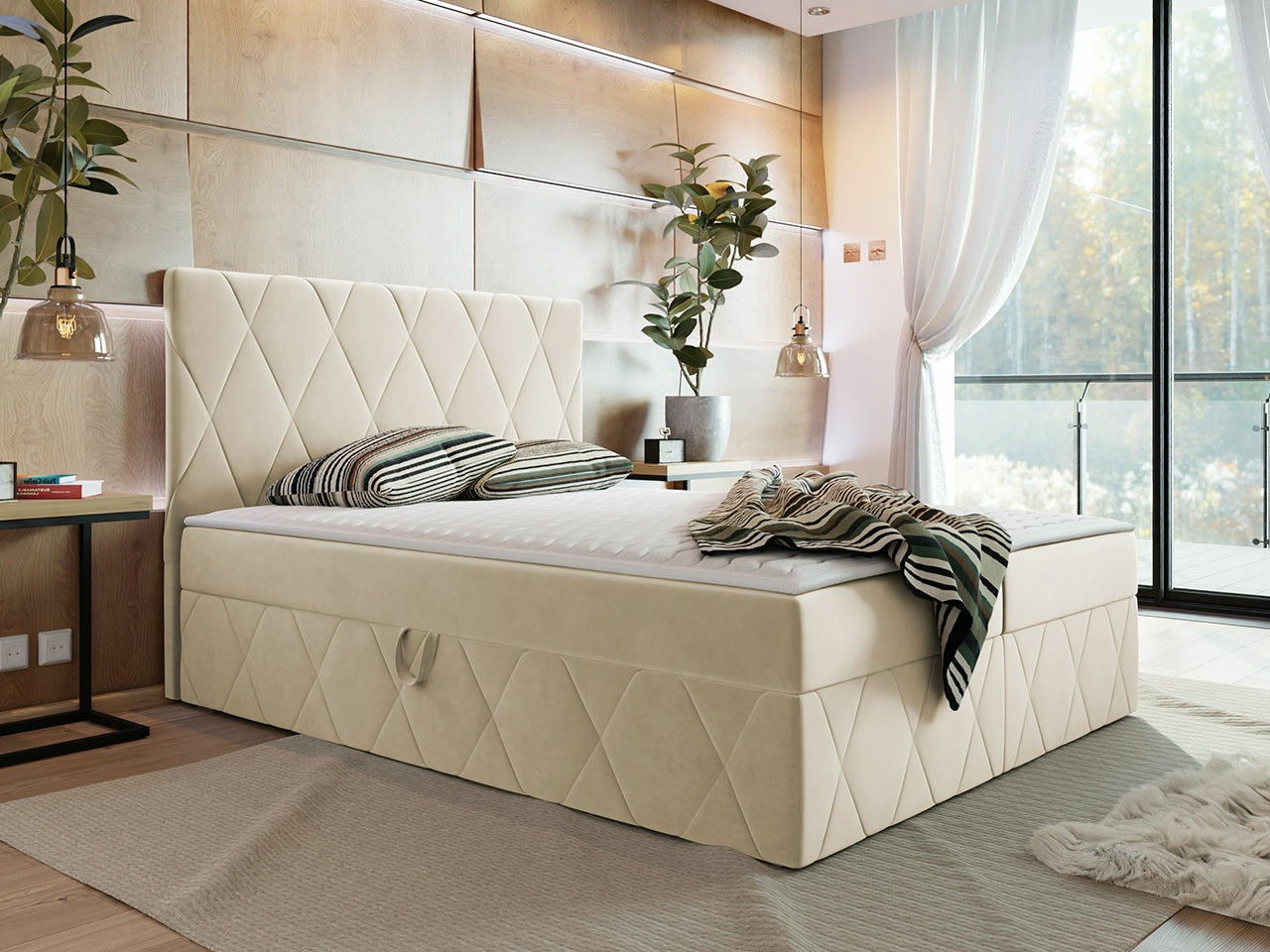 Kontinentális ágy Comfivo Avis (Magic Velvet 2250)