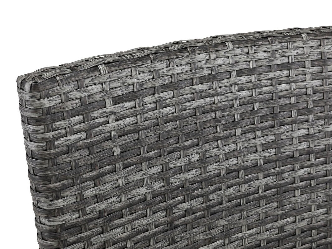 Asztal és szék garnitúra Riverside 490 (Fekete)