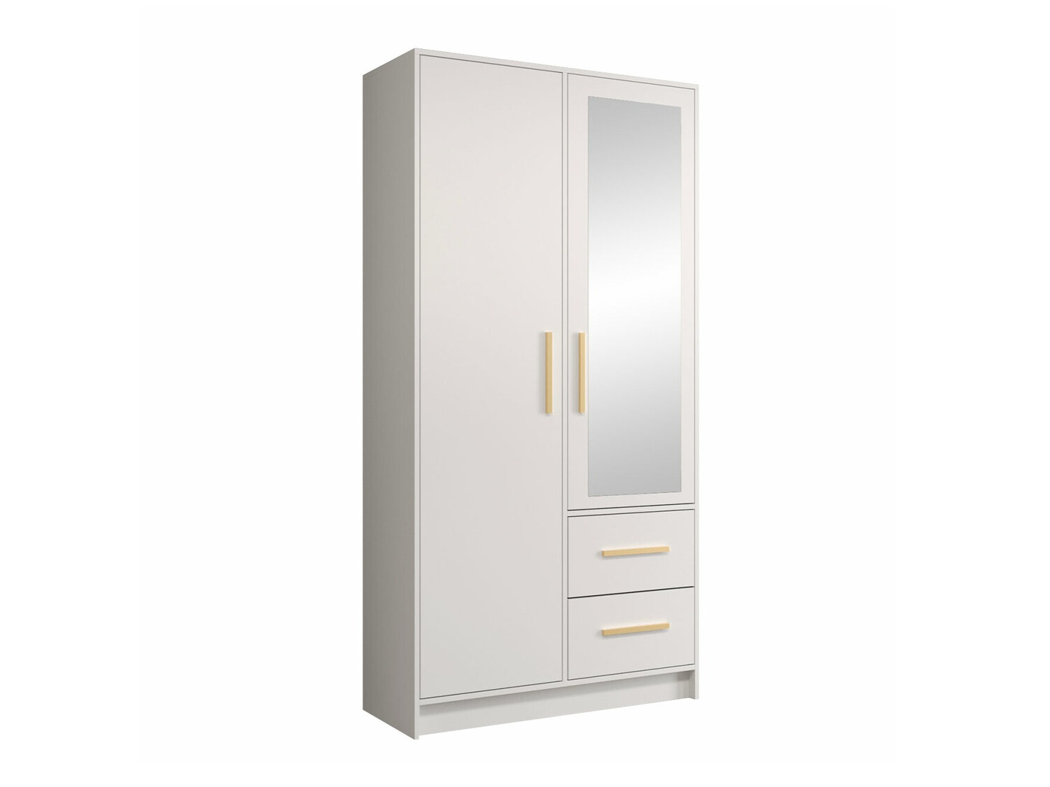 Gardróbszekrény Hartford 372 (Fehér + Aranysárga)
