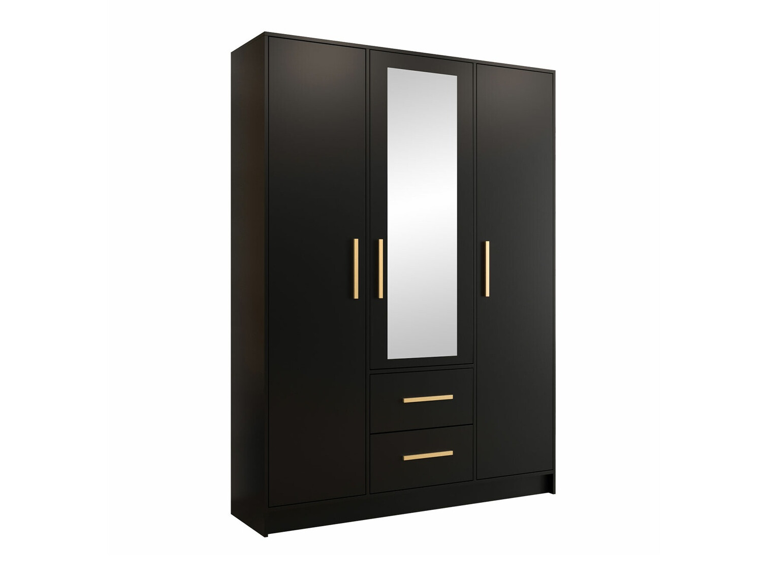 Gardróbszekrény Hartford 373 (Fekete + Aranysárga)