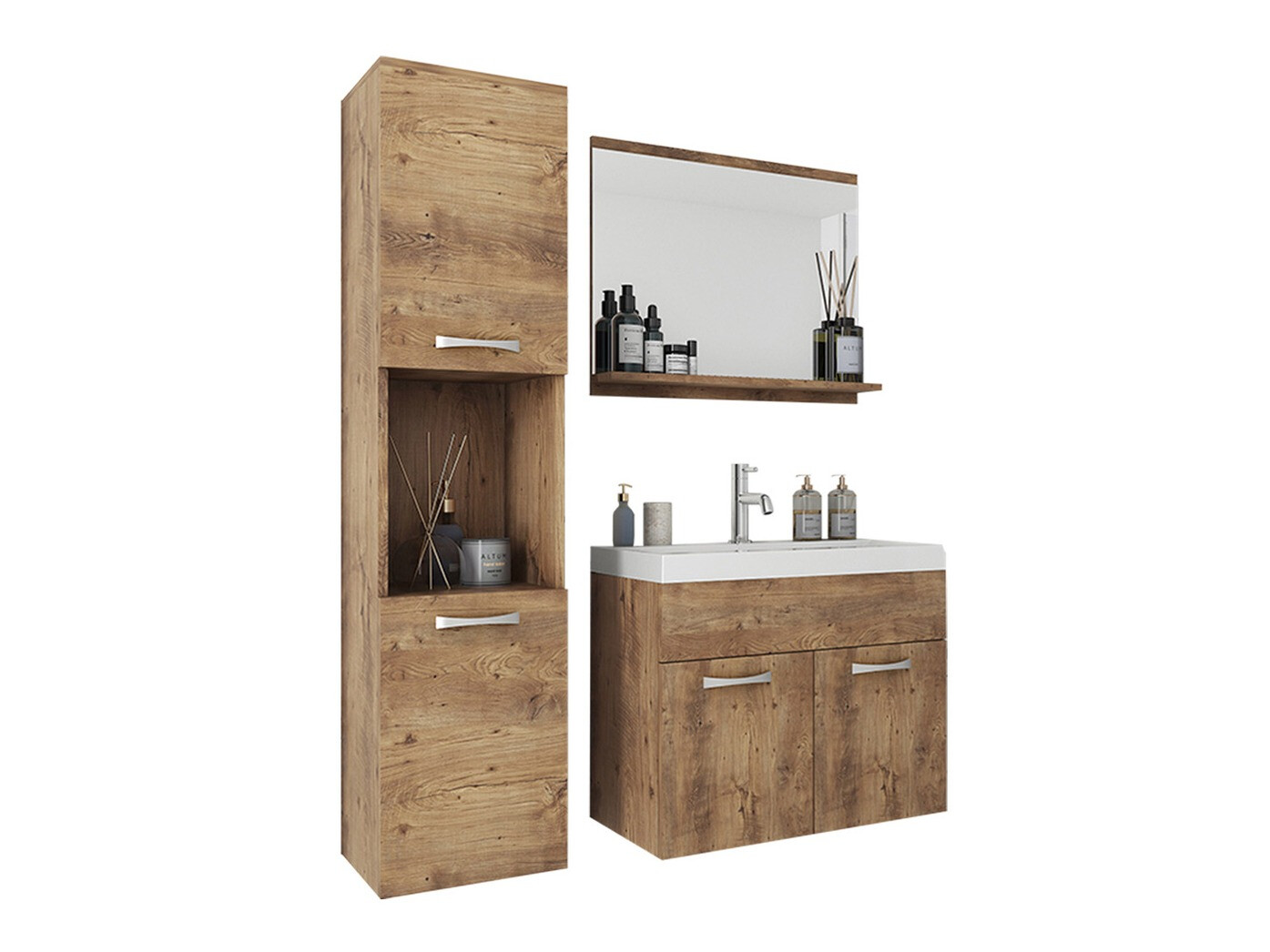Fürdőszoba garnitúra Sarasota 122 (Dió)