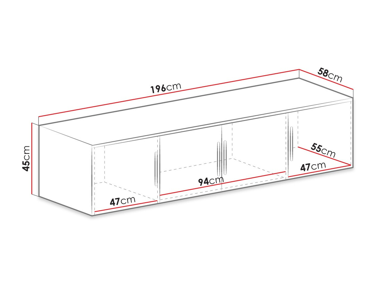 Szekrény Dortivu (Fehér)