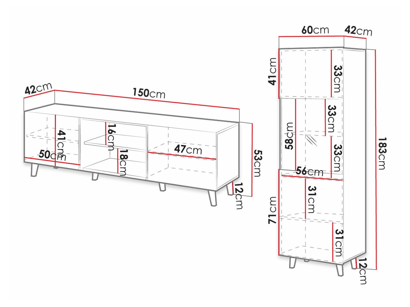 Nappali szett Levmari 110 (Fehér)