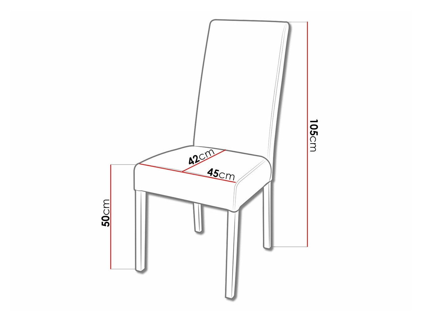 Szék Sparks 184 (Fehér)