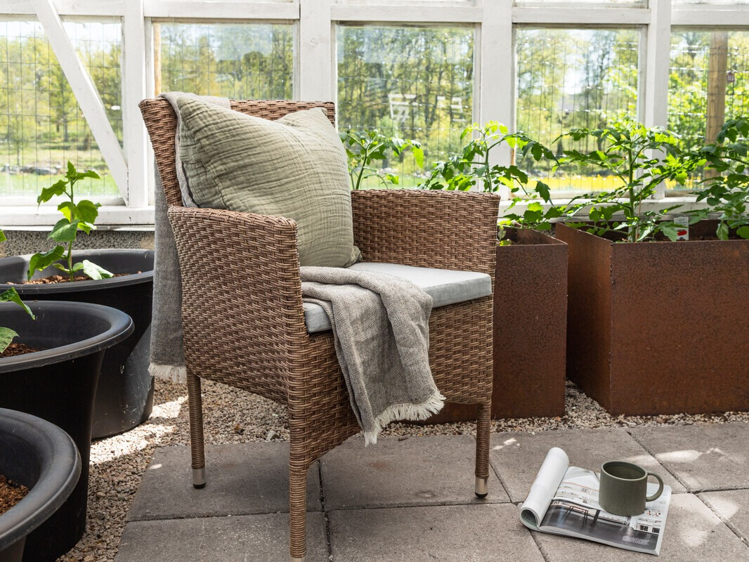 Kerti szék Dallas 3475 (Barna + Szürke)