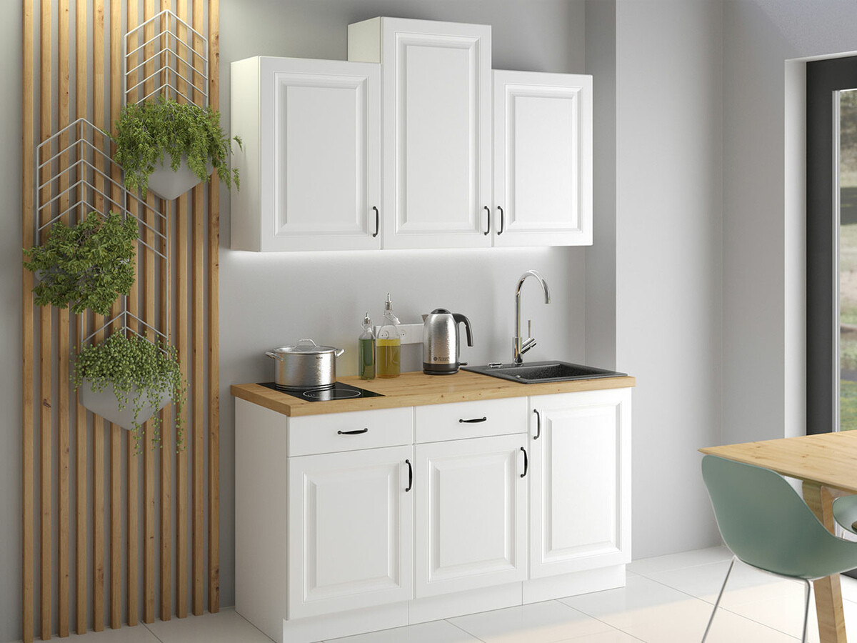 Moduláris mosogató szekrény ajtókkal Retro White 106