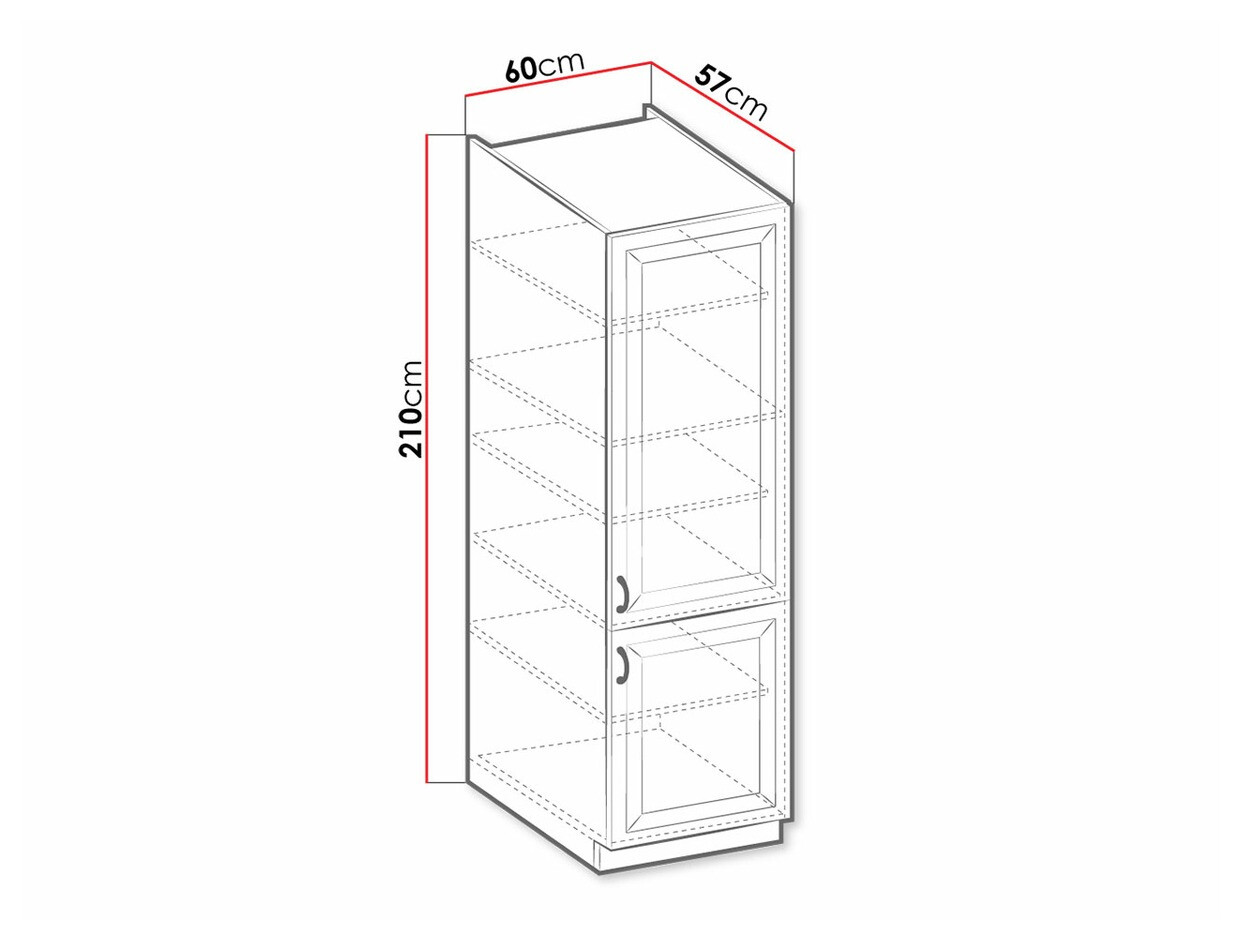 Moduláris szekrény ajtókkal Retro Grey 110