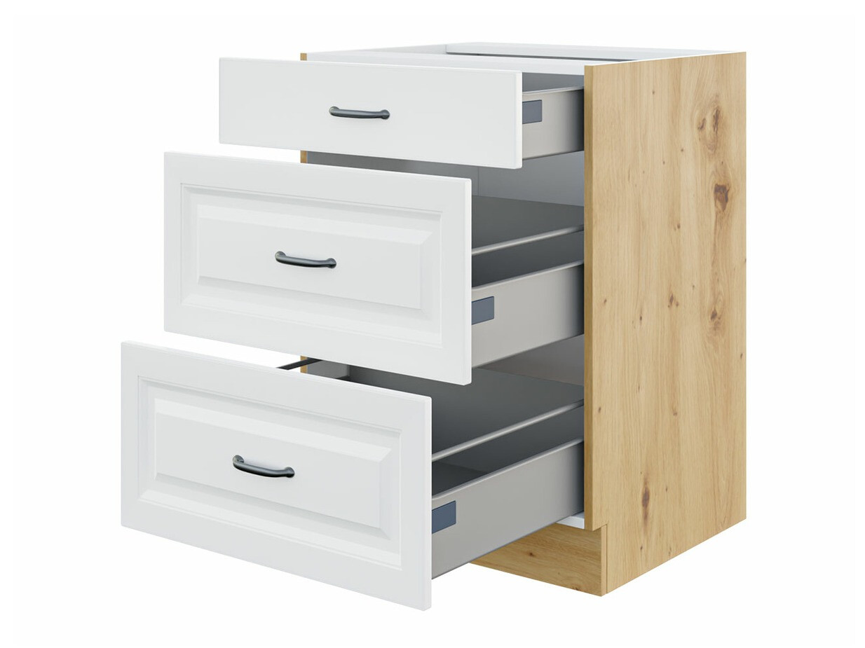 Moduláris szekrény fiókokkal Retro Grey 108