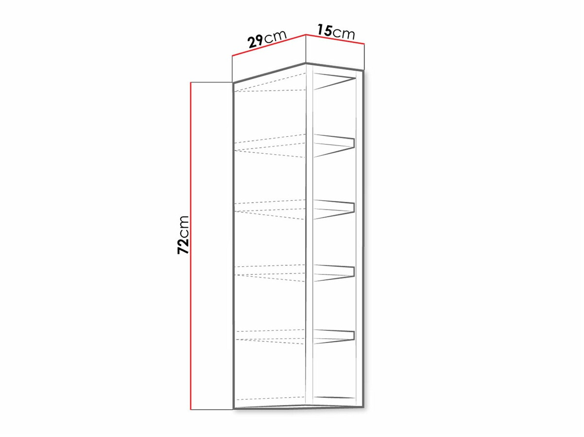 Fali polc Retro White 141