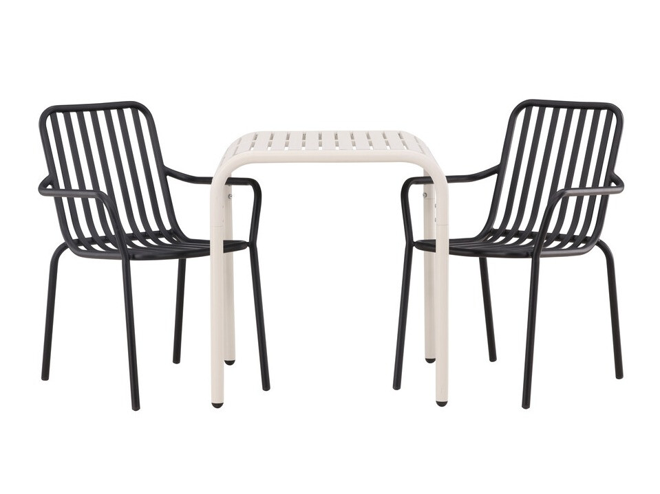 Erkélybútor-készlet Dallas 3531 (Fekete)