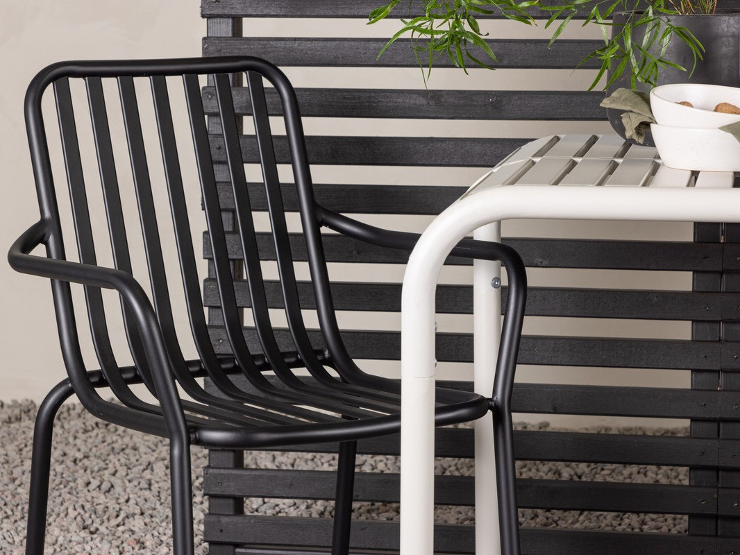 Erkélybútor-készlet Dallas 3531 (Fekete)