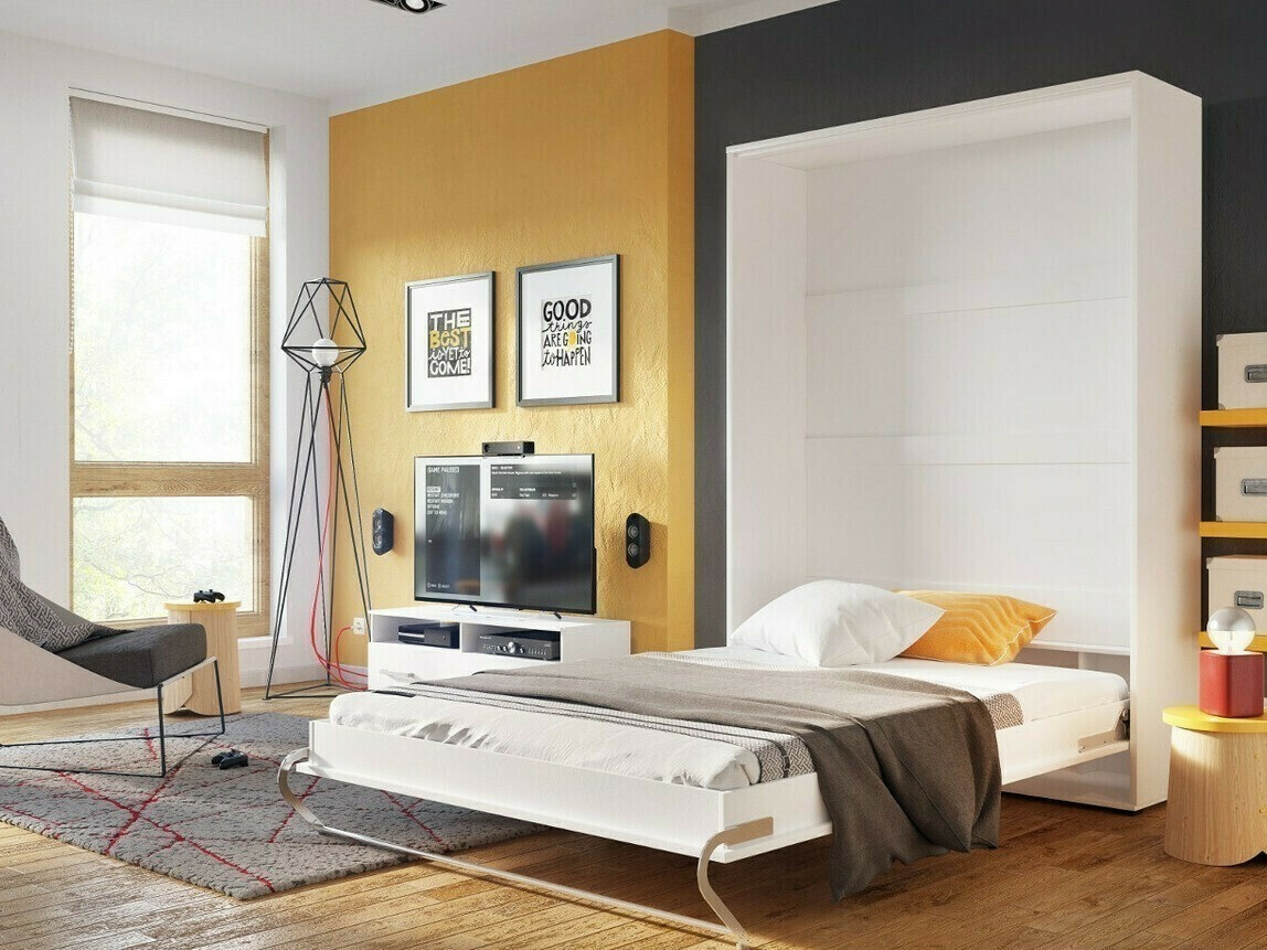 Szekrényágy Concept Pro Lenart III (Fehér)