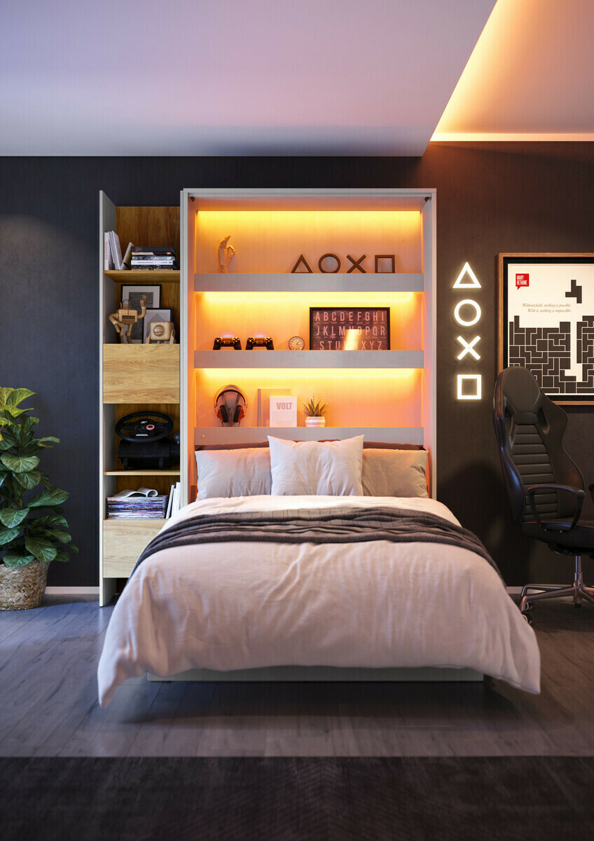 Szekrényágy Concept Pro Lenart Levfere 103 (120 x 200 cm)