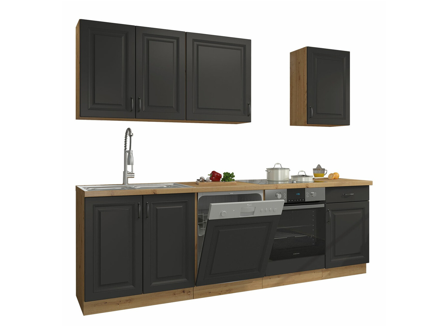 Moduláris konyha szett Retro Grey 150