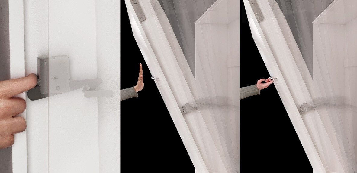 Szekrényágy Concept Pro Lenart Levfere 109 (Szürke)