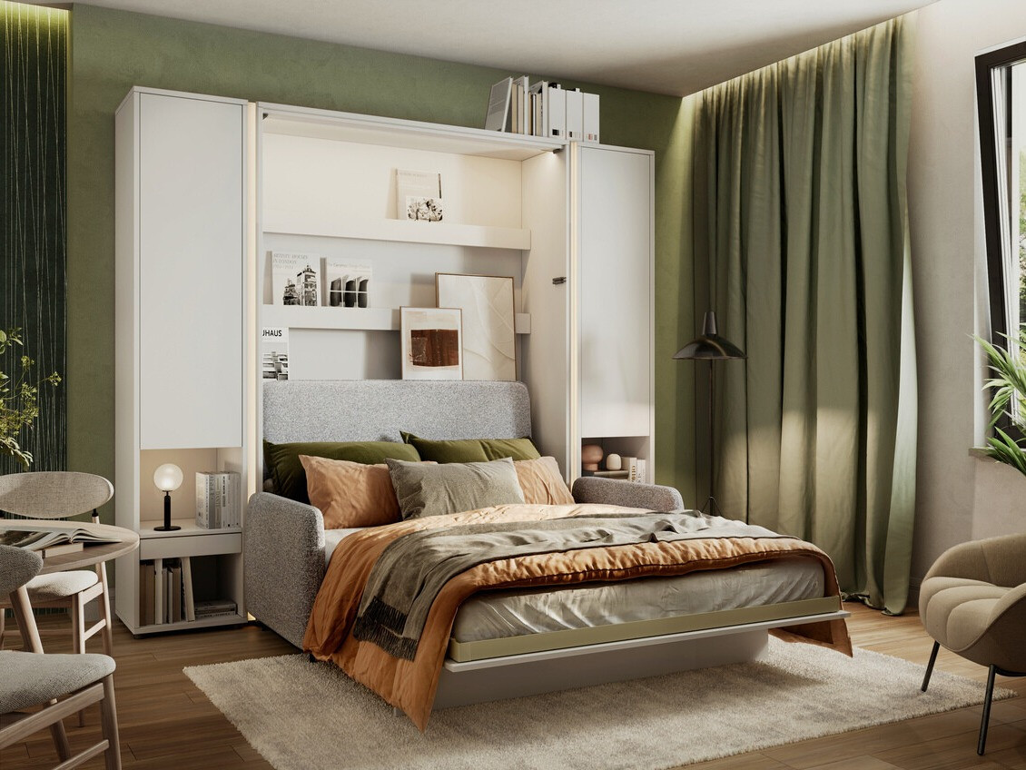 Bútorkészlet Concept Pro Lenart Levfere 139 (Fehér + Szürke)