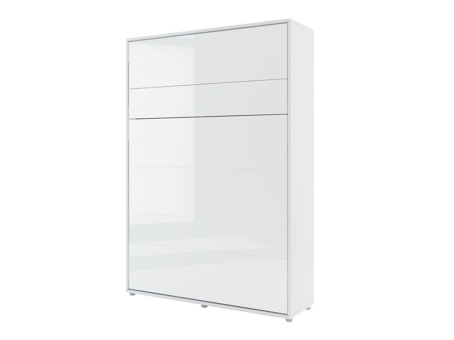 Bútorkészlet Concept Pro Lenart Levfere 139 (Fényes fehér + Fehér + Kék)