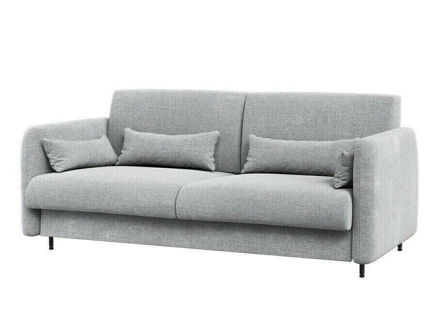 Szekrényágy Concept Pro Lenart VII (Fényes fehér + Szürke)