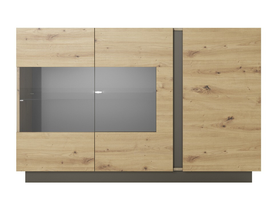 Szekrény Novbela 105 (Artisan tölgy + Grafit)