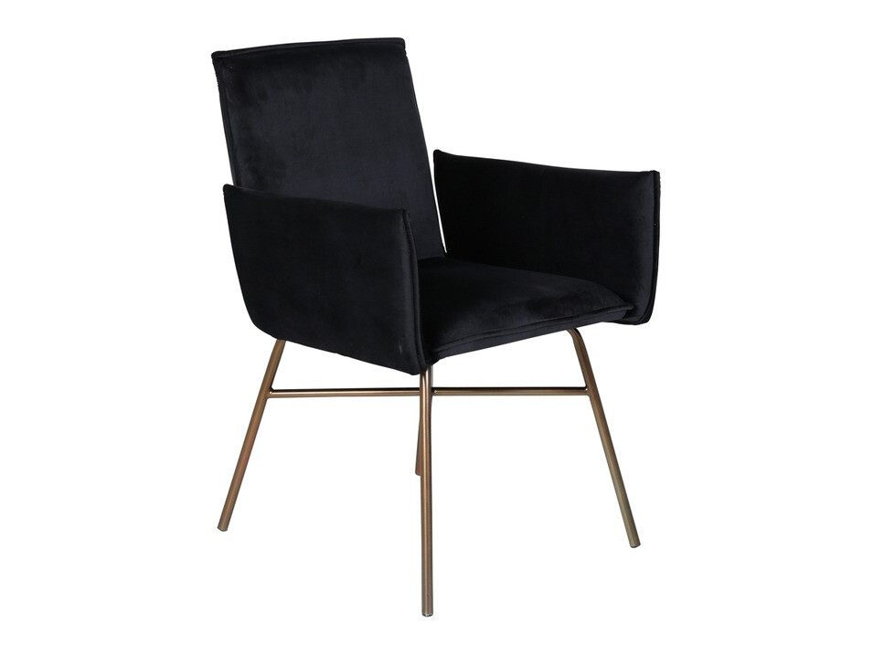 Étkezőgarnitúra Dallas 2751 (Fekete + Réz)