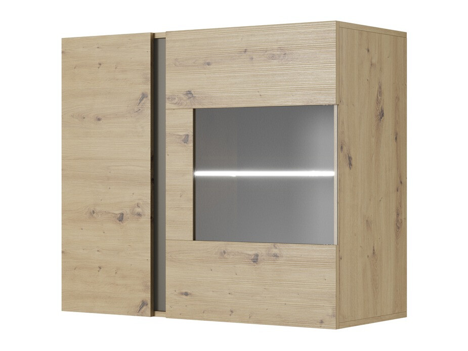 Polc Novbela 112 (Artisan tölgy + Grafit)