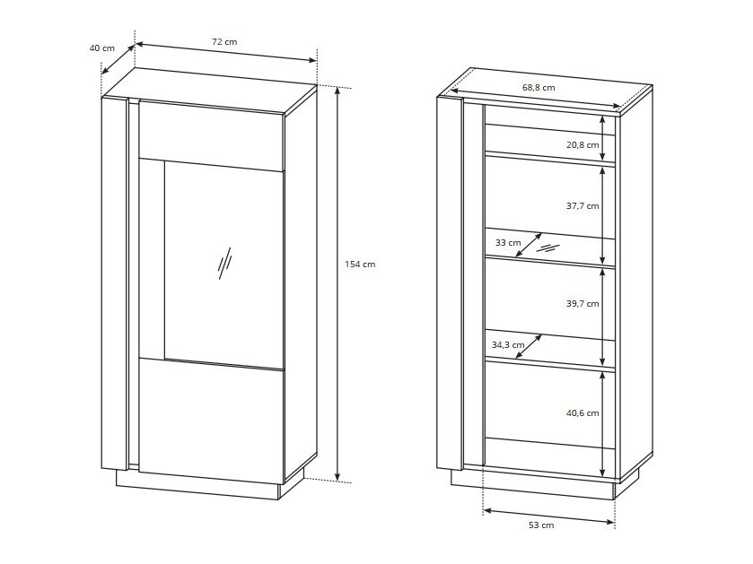 Nappali szett Novbela 113 (Artisan tölgy + Grafit)