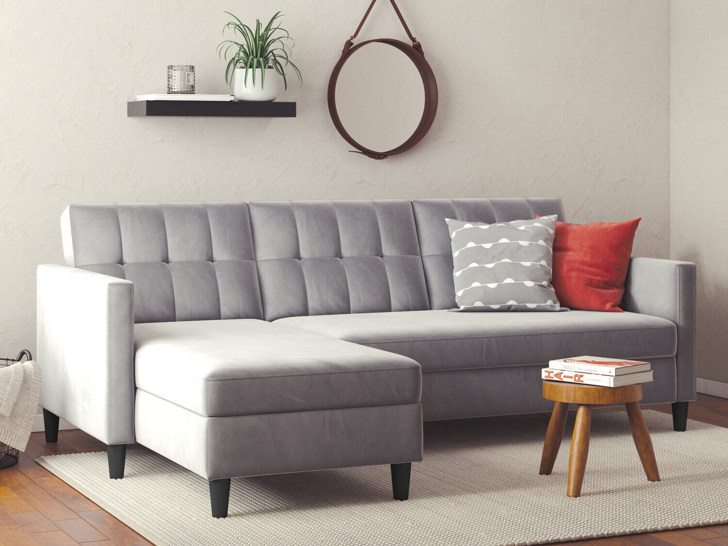 Sarokkanapé Tulsa 538 (Világosszürke)