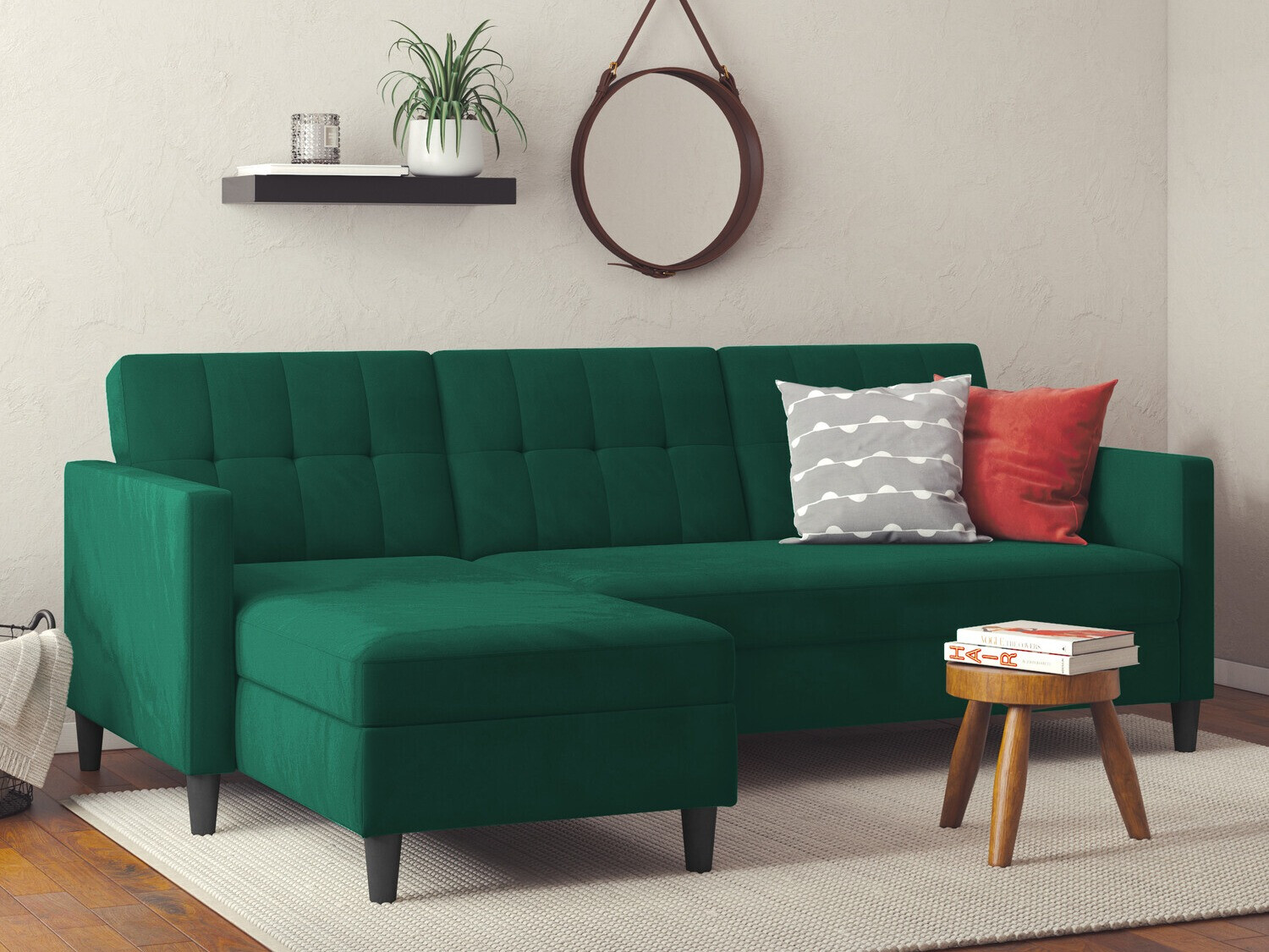 Sarokkanapé Tulsa 538 (Zöld)