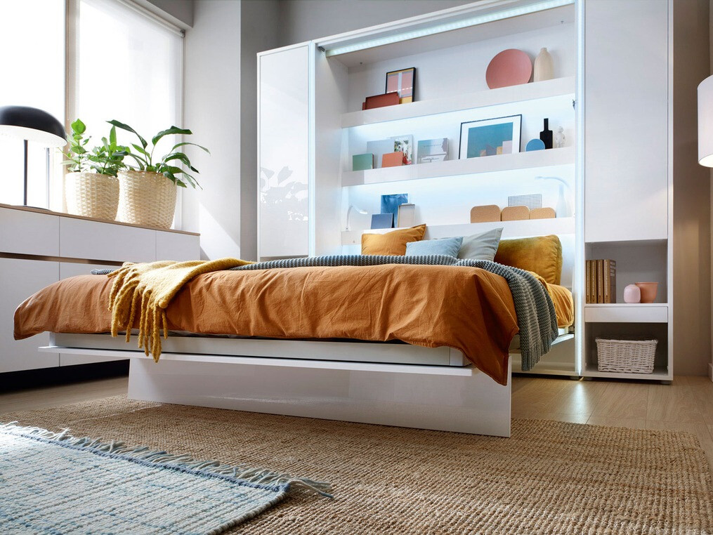 Könyvespolc Concept Pro Lenart Levfere 116 (Fehér + Fényes fehér)