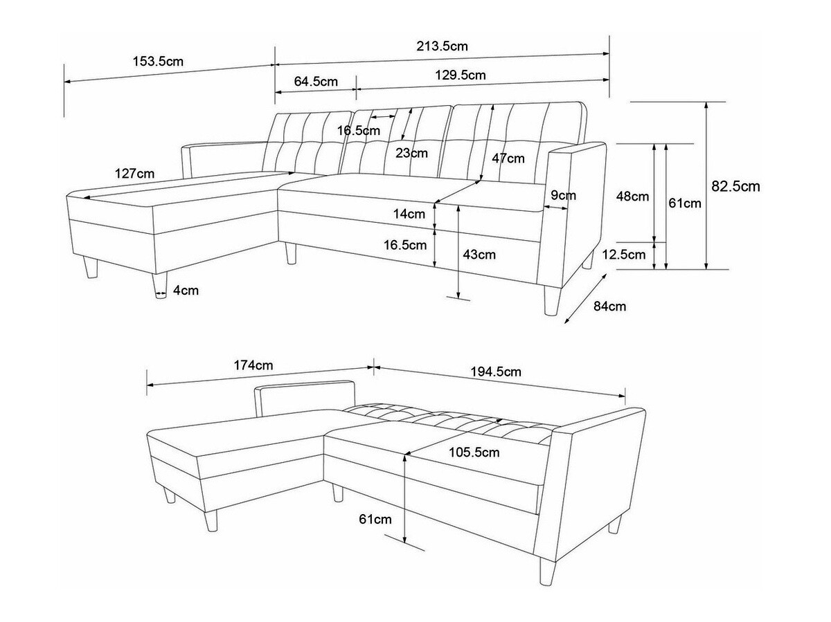 Sarokkanapé Tulsa 538 (Taupe)