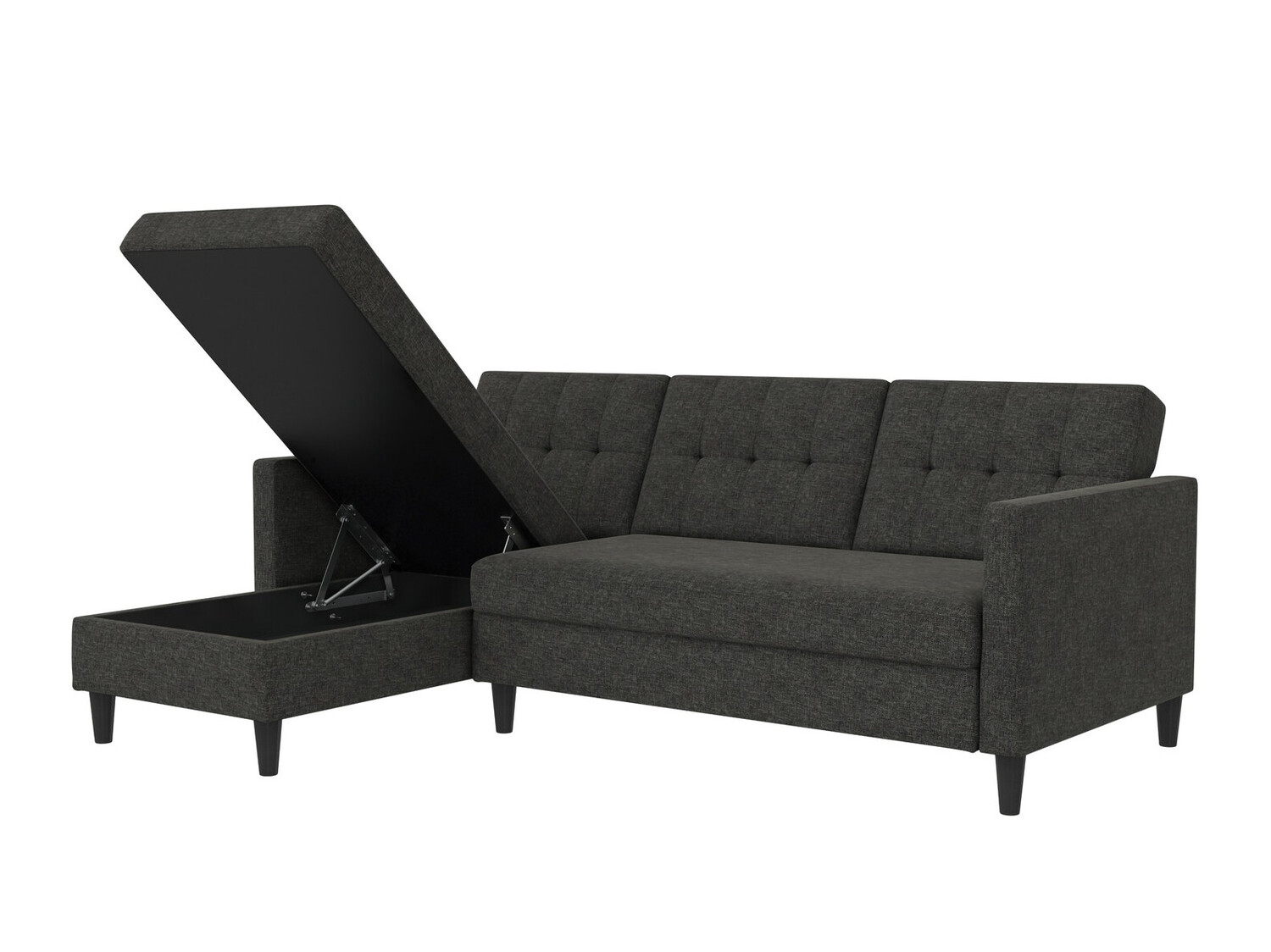 Sarokkanapé Tulsa 539 (Sötétszürke)