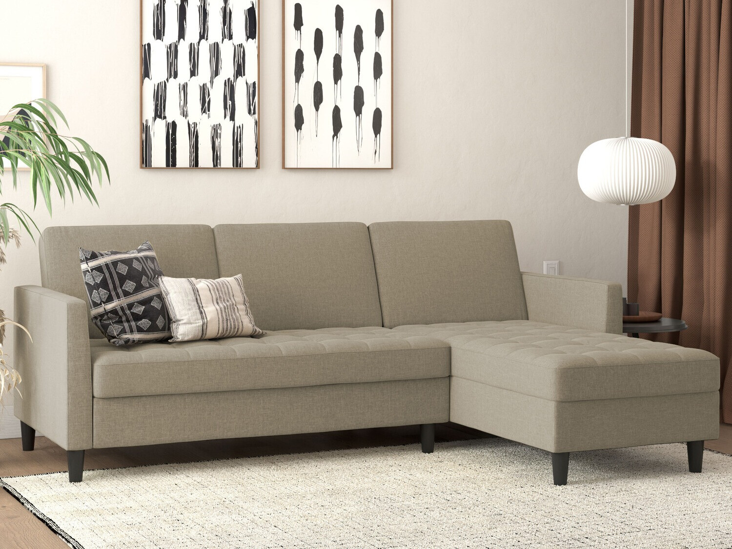 Sarokkanapé Tulsa 541 (Cappuccino)