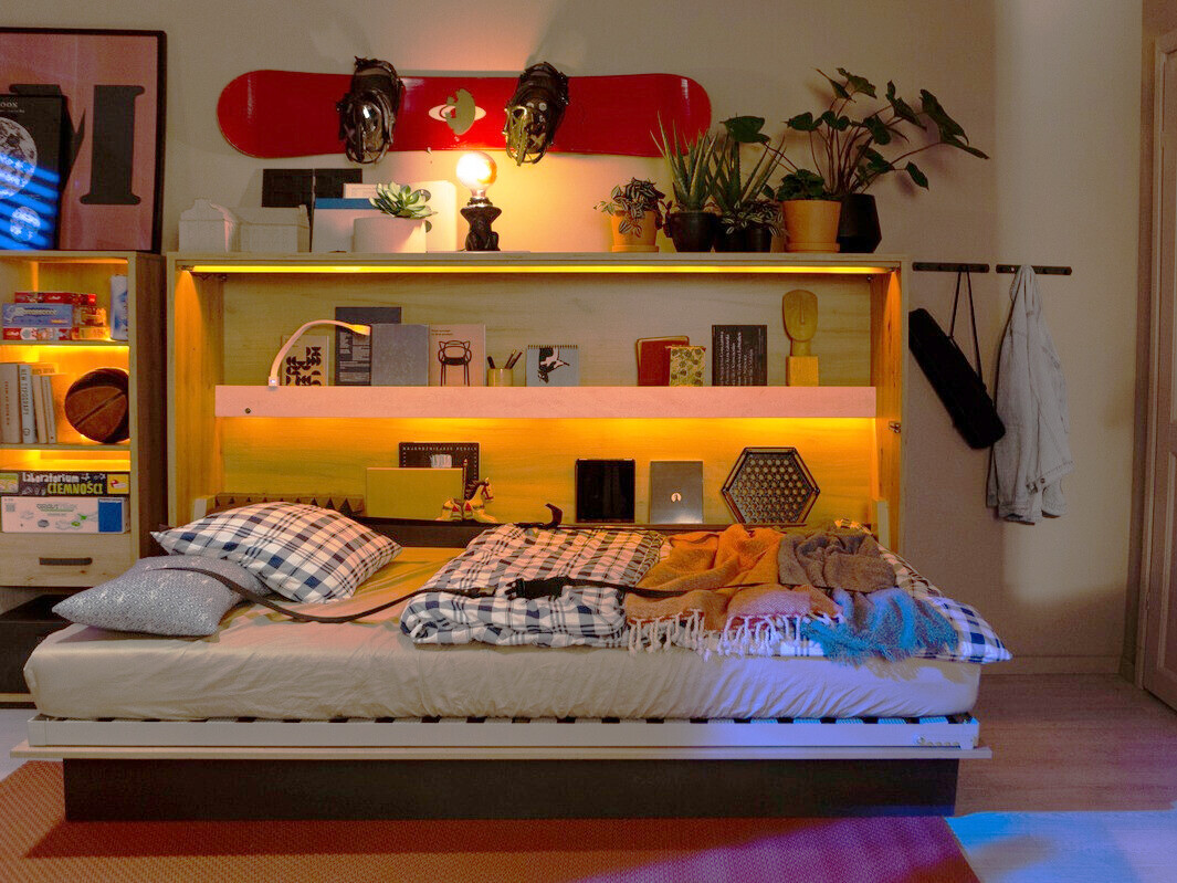 Szekrényágy Concept Pro Lenart Levfere 104