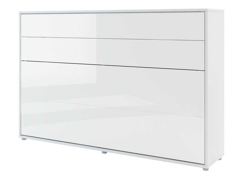 Szekrényágy Concept Pro Lenart Levfere 115 (Fényes fehér)