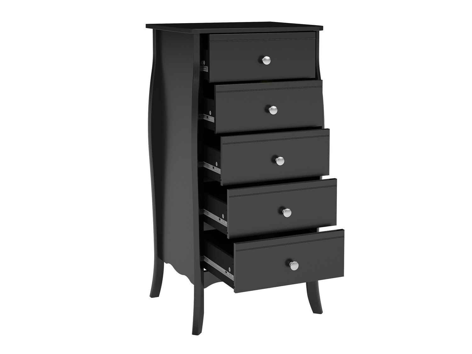 Komód Tustin J101 (Fekete)