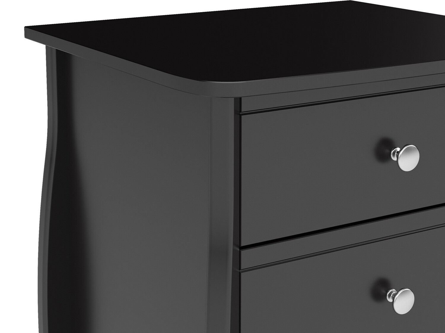 Komód Tustin J101 (Fekete)
