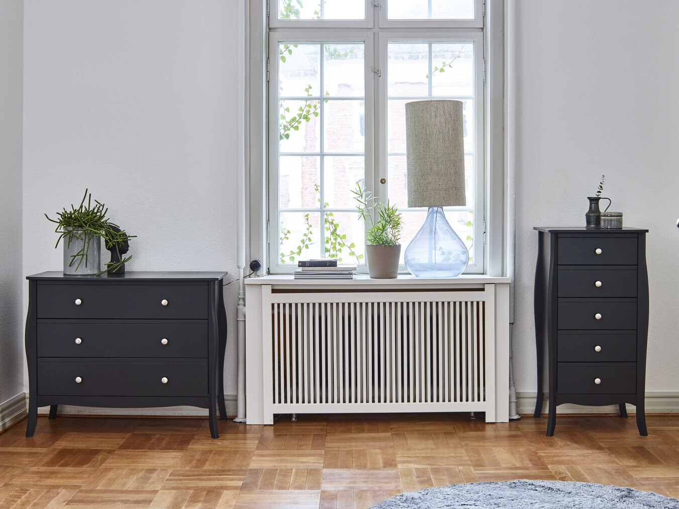 Komód Tustin J101 (Fekete)