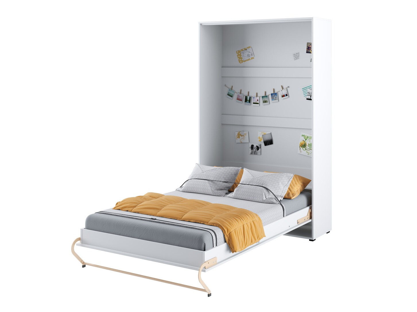 Bútorkészlet Concept Pro Lenart Levfere 144 (Fényes fehér + Fehér)