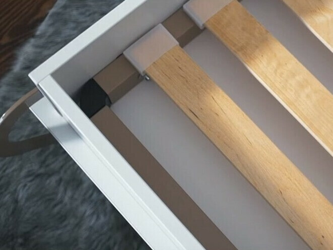 Bútorkészlet Concept Pro Lenart Levfere 144 (Fényes fehér + Fehér)